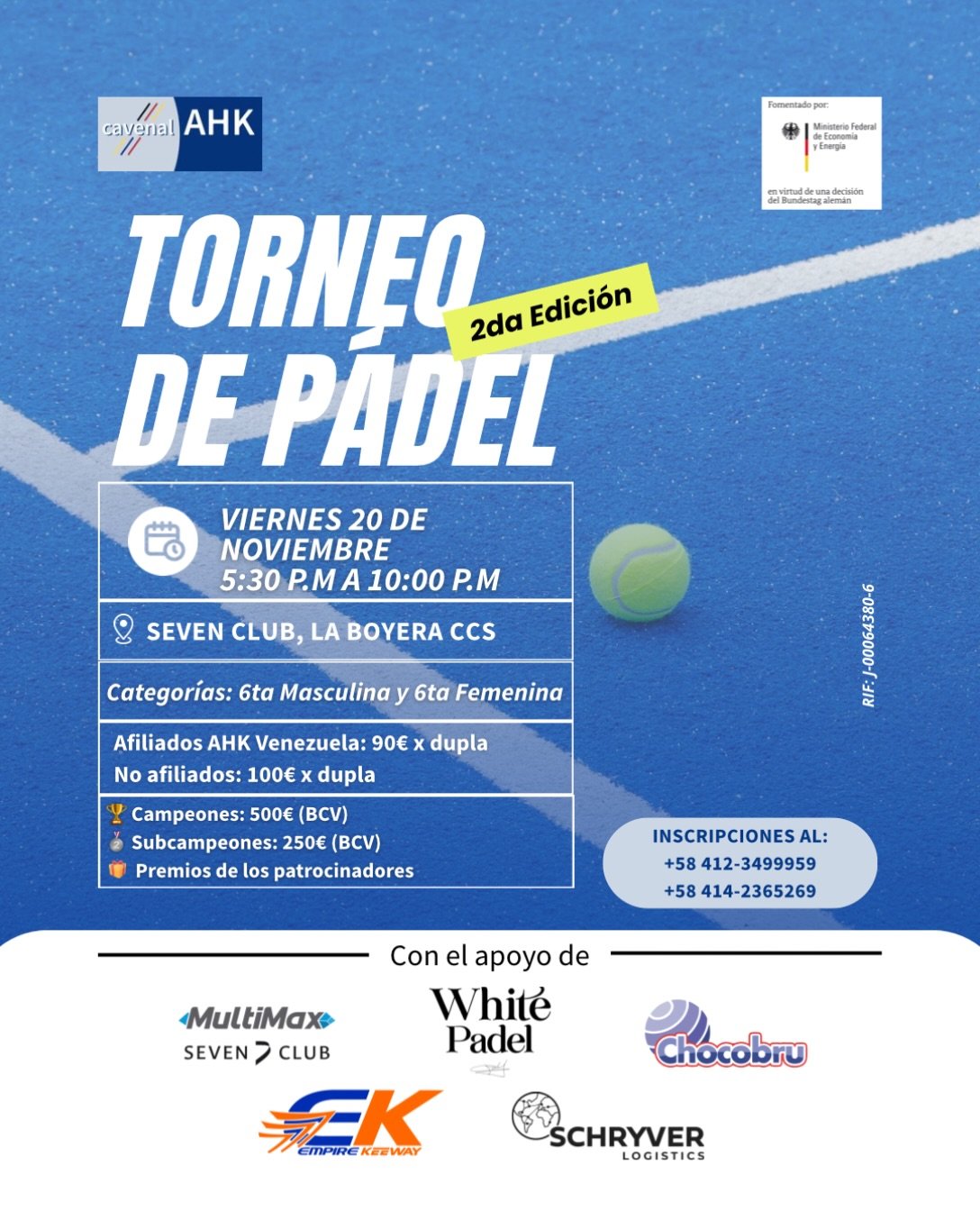 Torneo de Pádel AHK · 2da edición