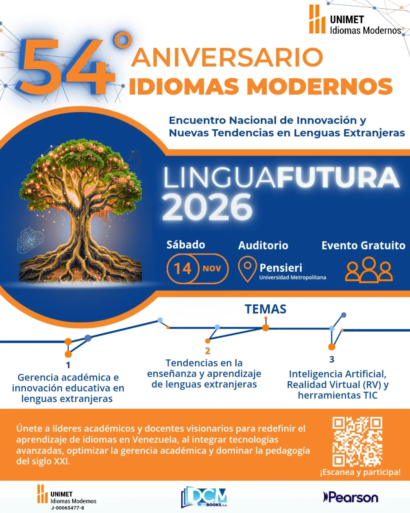 LINGUAFUTURA 2026 · 54.º aniversario de Idiomas Modernos