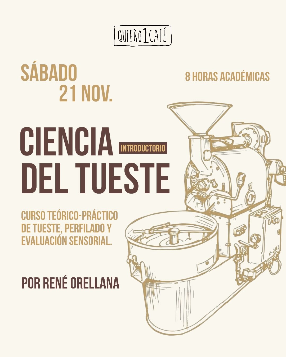 La Ciencia del Tueste (Introductorio) · Quiero1Café