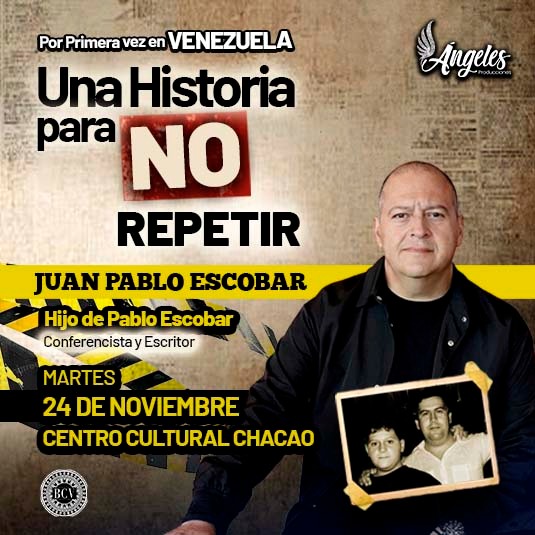 Una Historia para No Repetir · conferencia de Juan Pablo Escobar