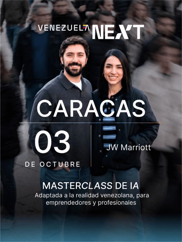 Venezuela Next · Masterclass de IA (Caracas, 3.ª función)