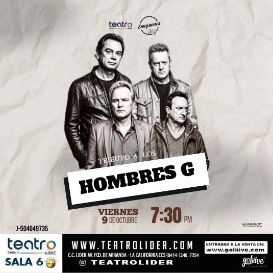 Tributo a Los Hombres G, con Emigrantes