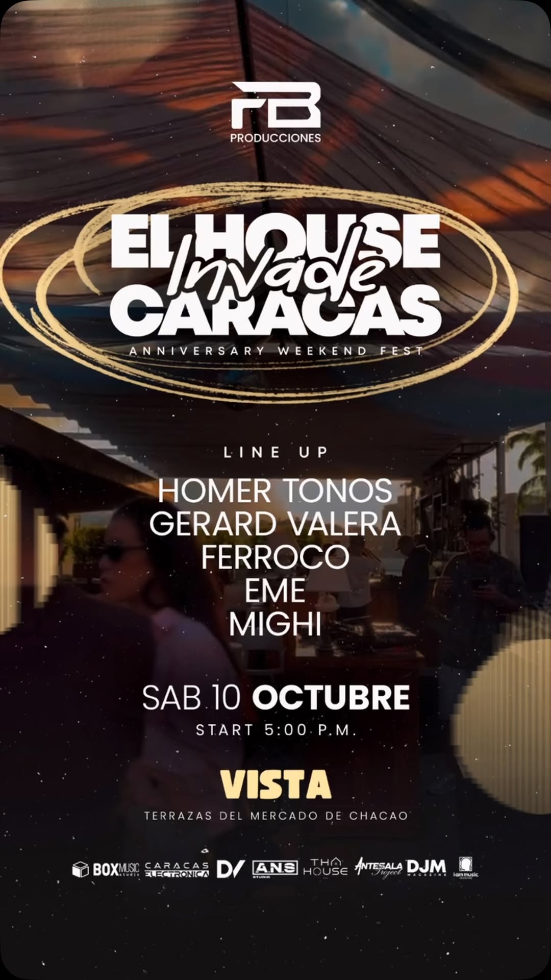 El House Invade Caracas · Vista