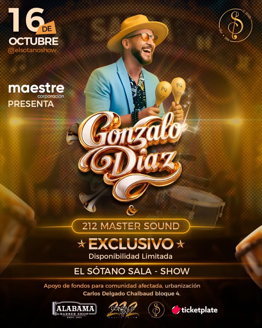 Gonzalo Díaz & 212 Master Sound "Exclusivo"