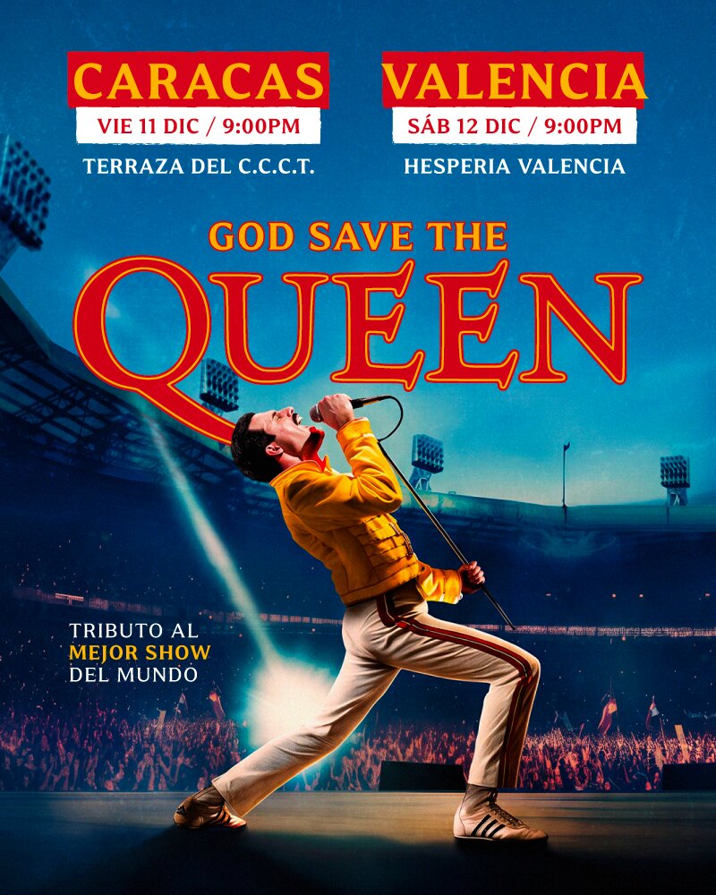 God Save The Queen (tributo a Queen, World Tour 2026)