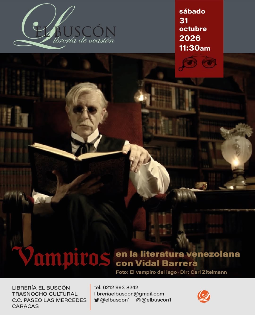 Vampiros en la literatura venezolana con Vidal Barrera