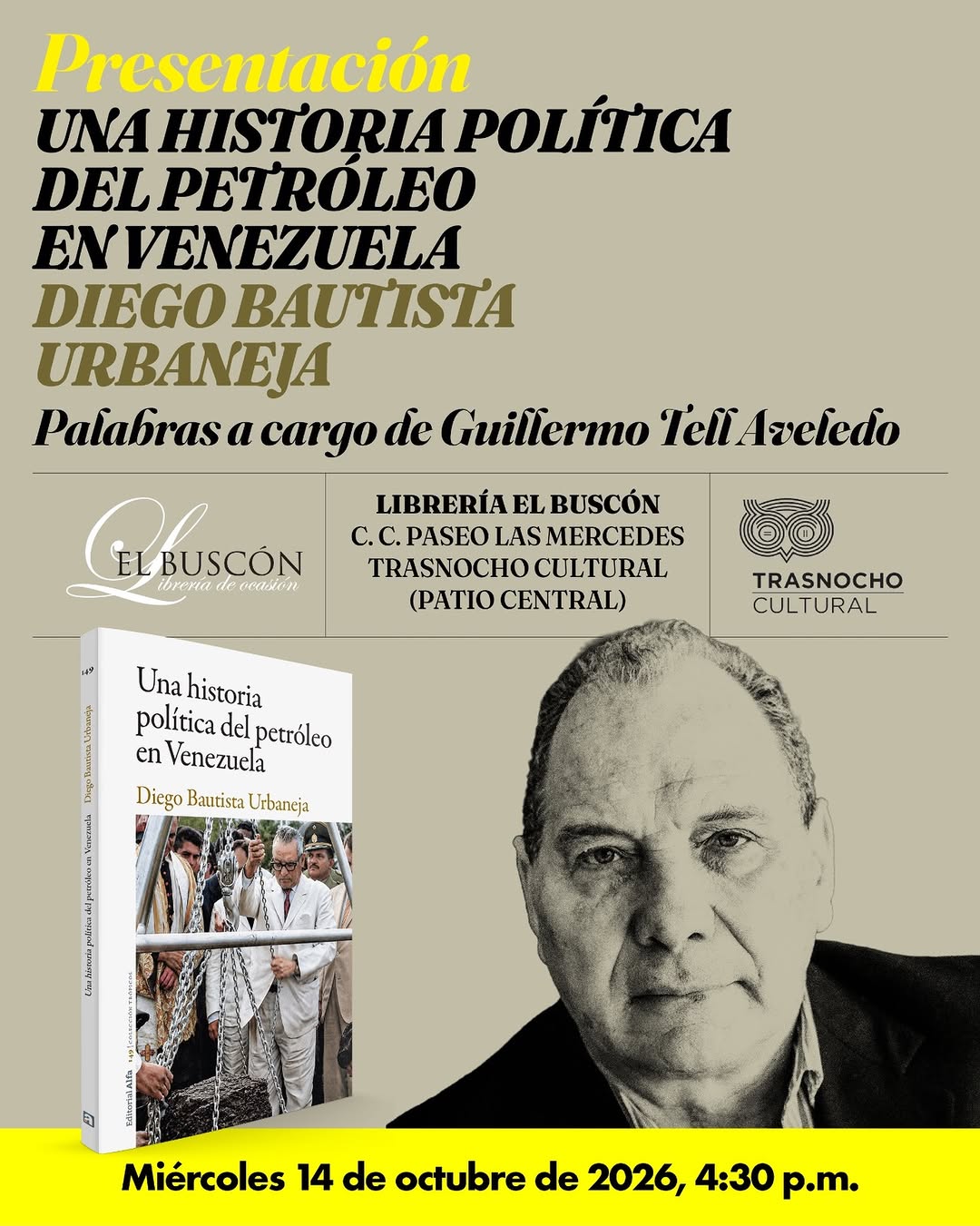 Presentación de Una historia política del petróleo en Venezuela