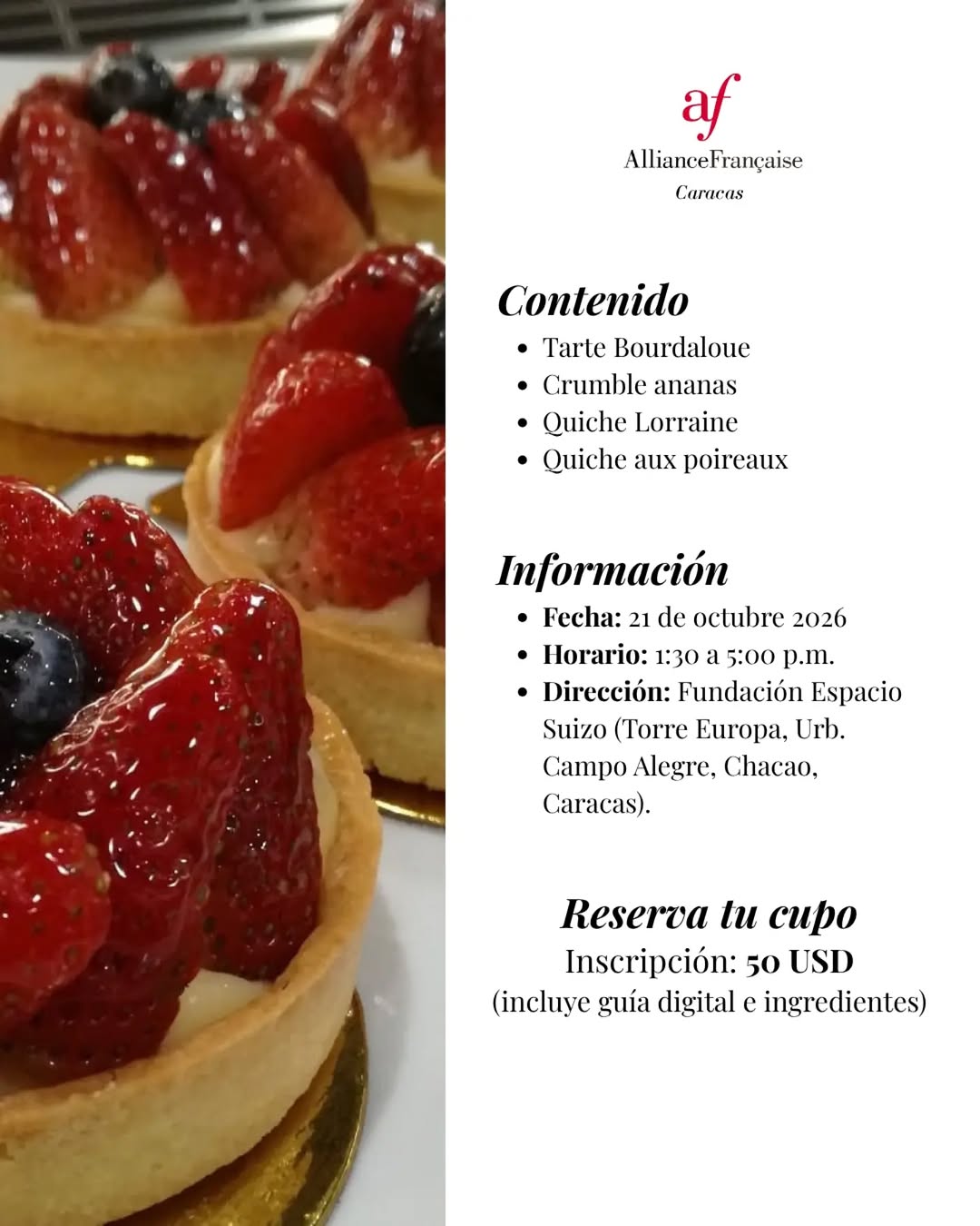 Curso de Quiches y Tartas