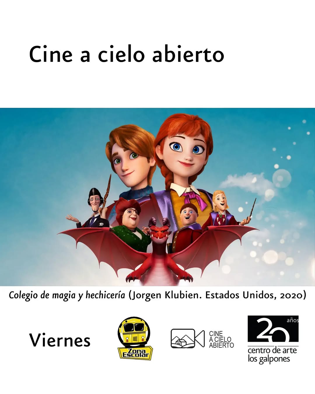 Cine a cielo abierto: Colegio de magia y hechicería