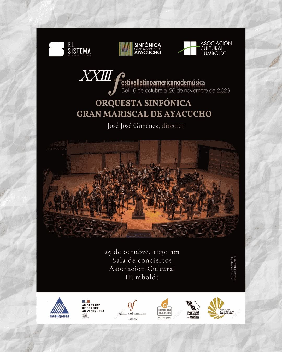 Orquesta Sinfónica Gran Mariscal de Ayacucho - XXIII Festival Latinoamericano de Música