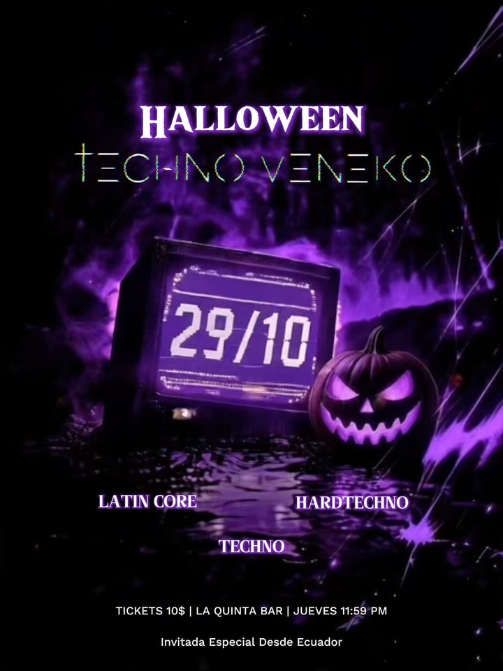 FIESTA DE HALLOWEEN DE TECHNO EN CARACAS