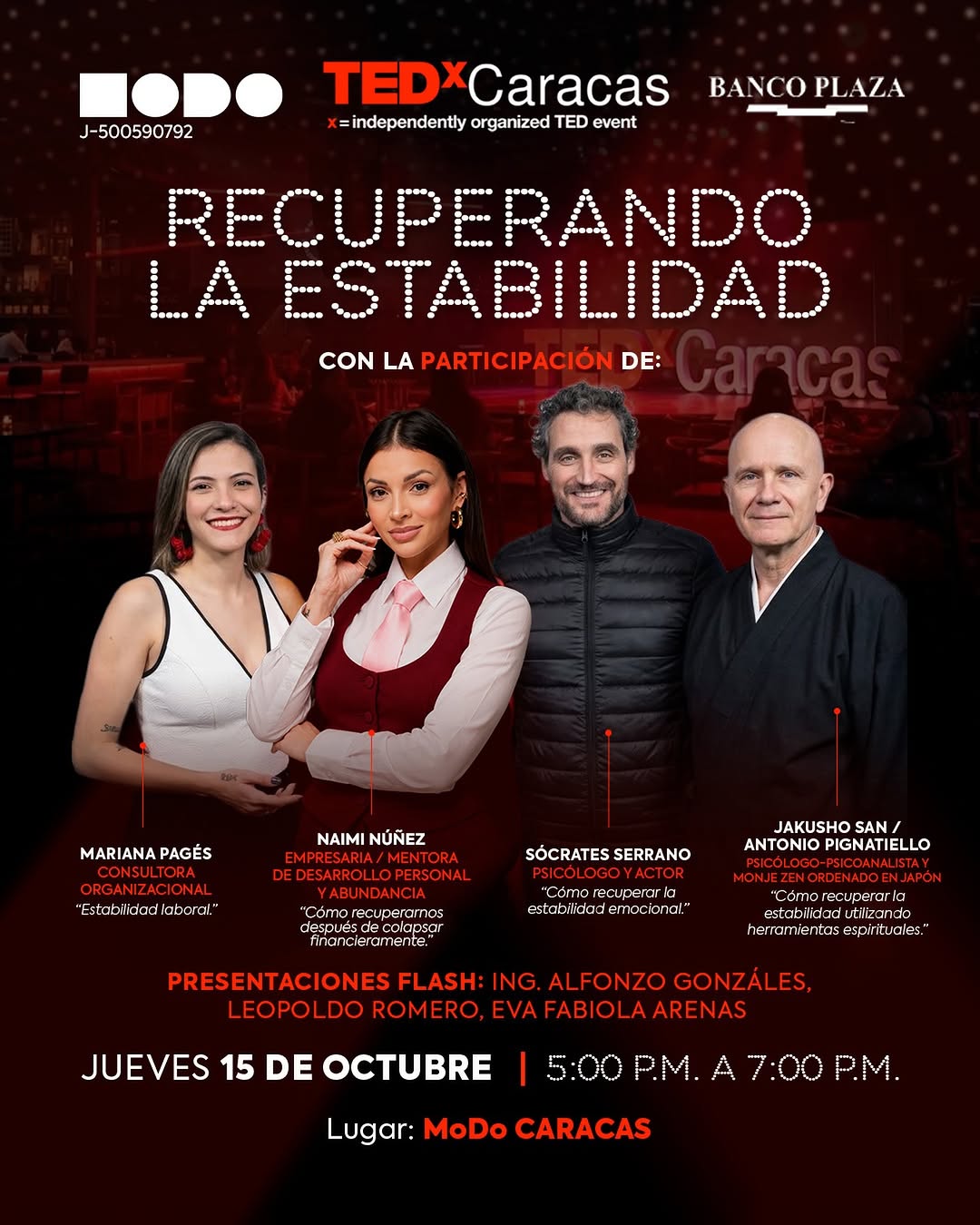 TEDxCaracas: Recuperando la estabilidad