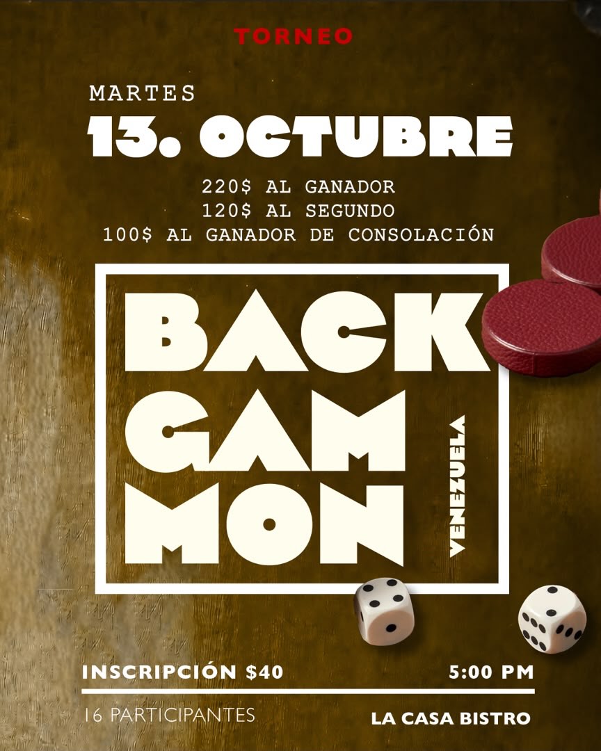 TORNEO DE BACKGAMMON
