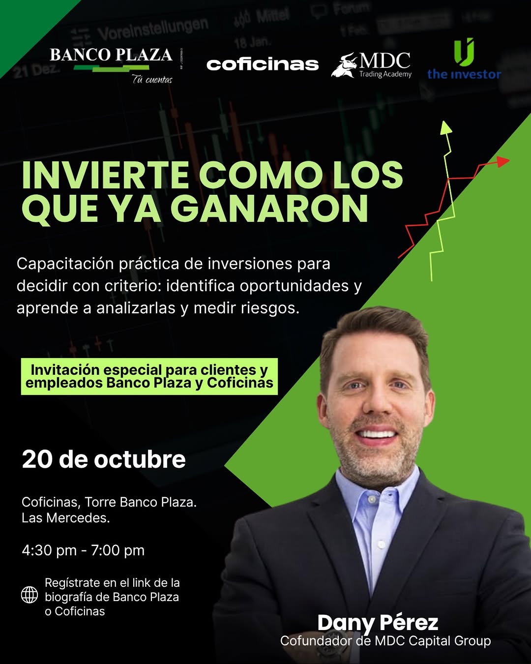 Capacitación práctica de inversiones con Dany Pérez