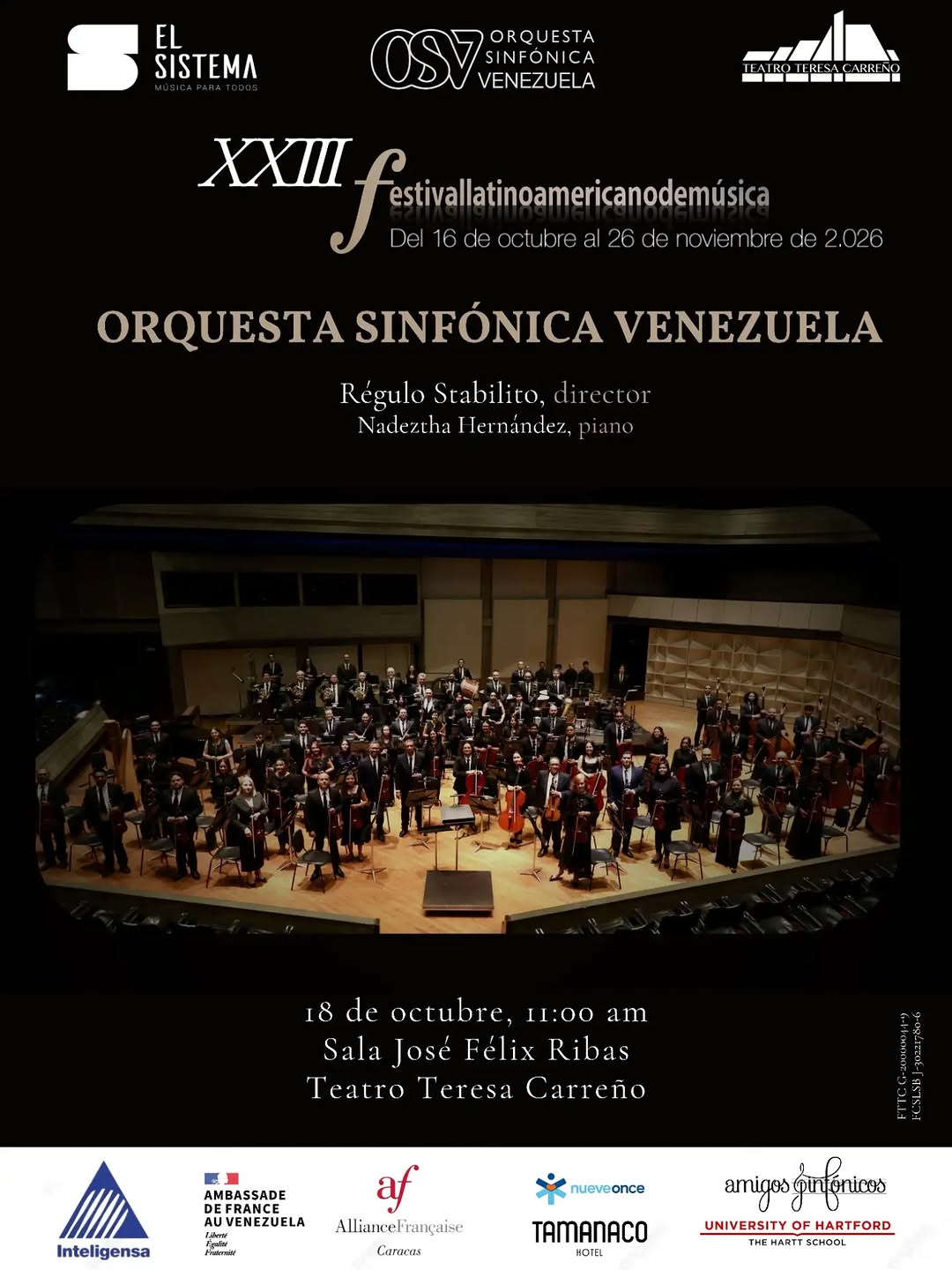 XXIII Festival Latinoamericano de Música - Orquesta Sinfónica de Venezuela
