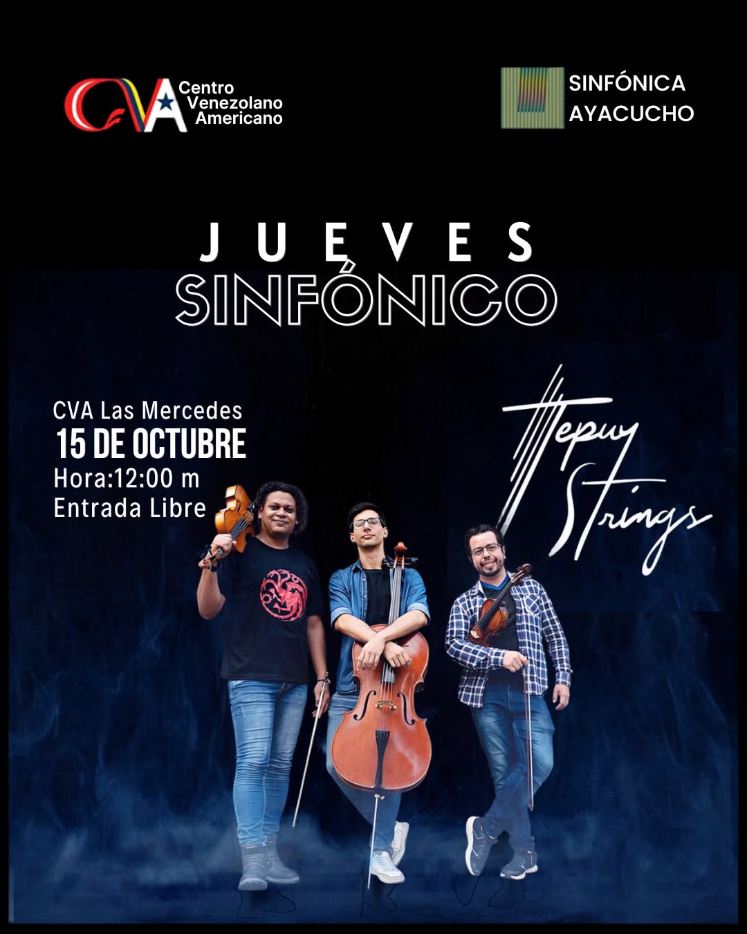 Jueves Sinfónico con Tepuy Strings