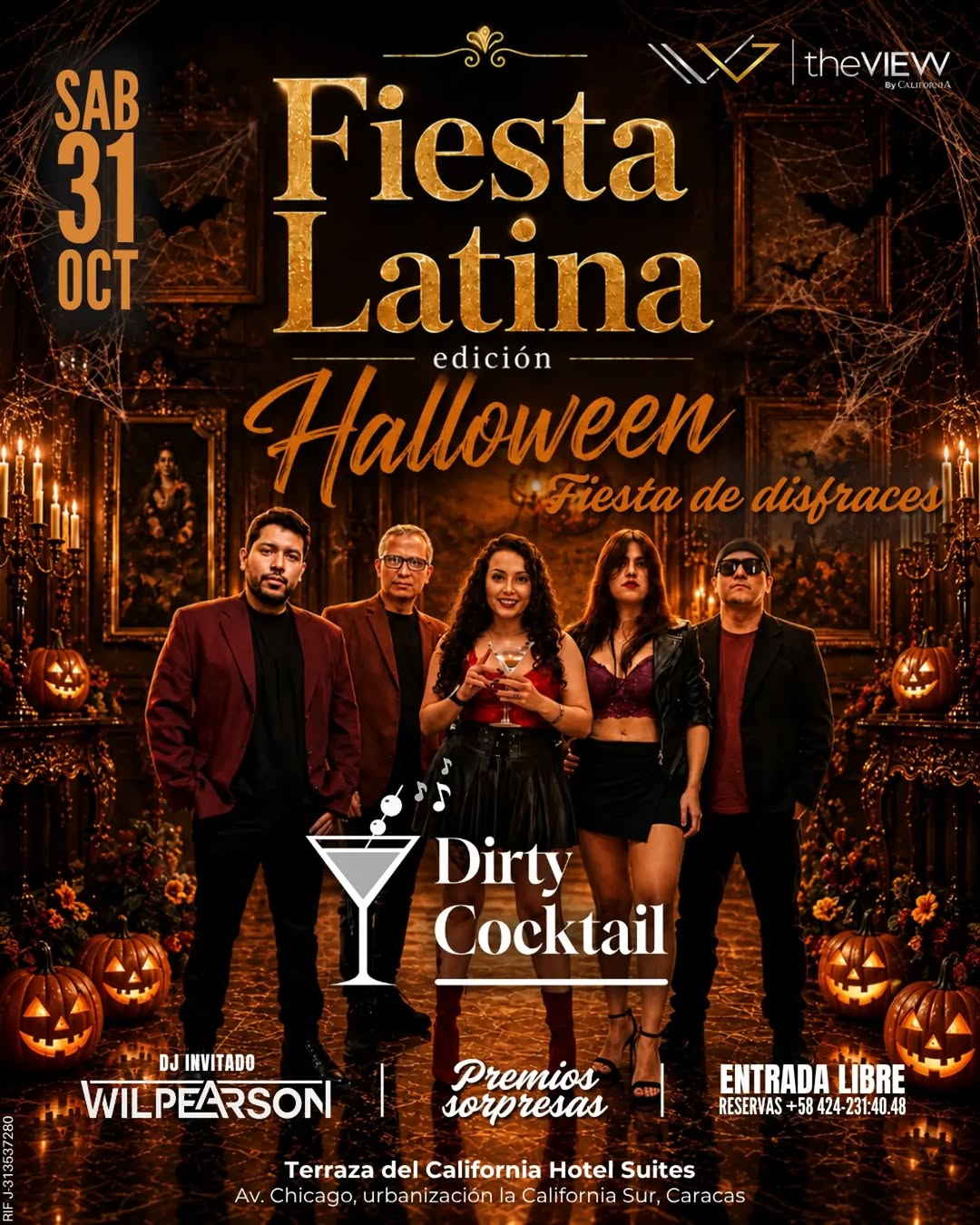 Fiesta Latina edición Halloween - Fiesta de disfraces