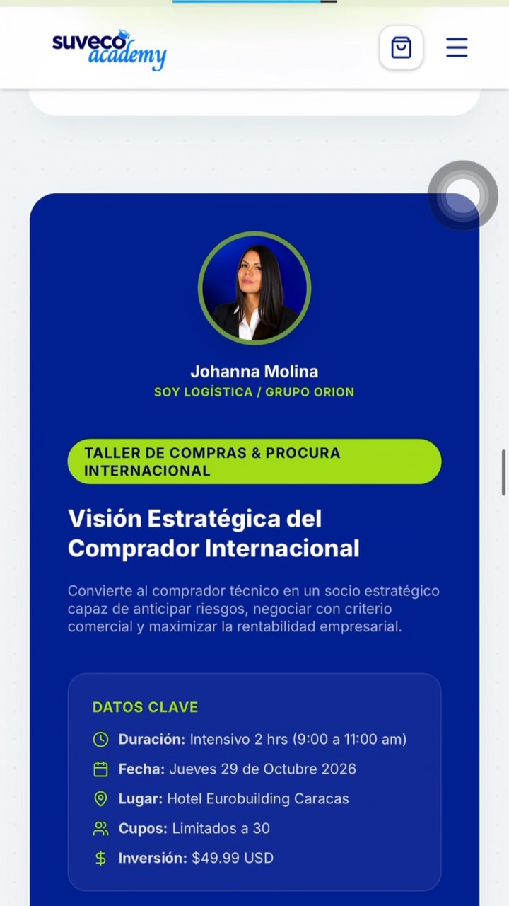 Taller de Compras & Procura Internacional: Visión Estratégica del Comprador Internacional