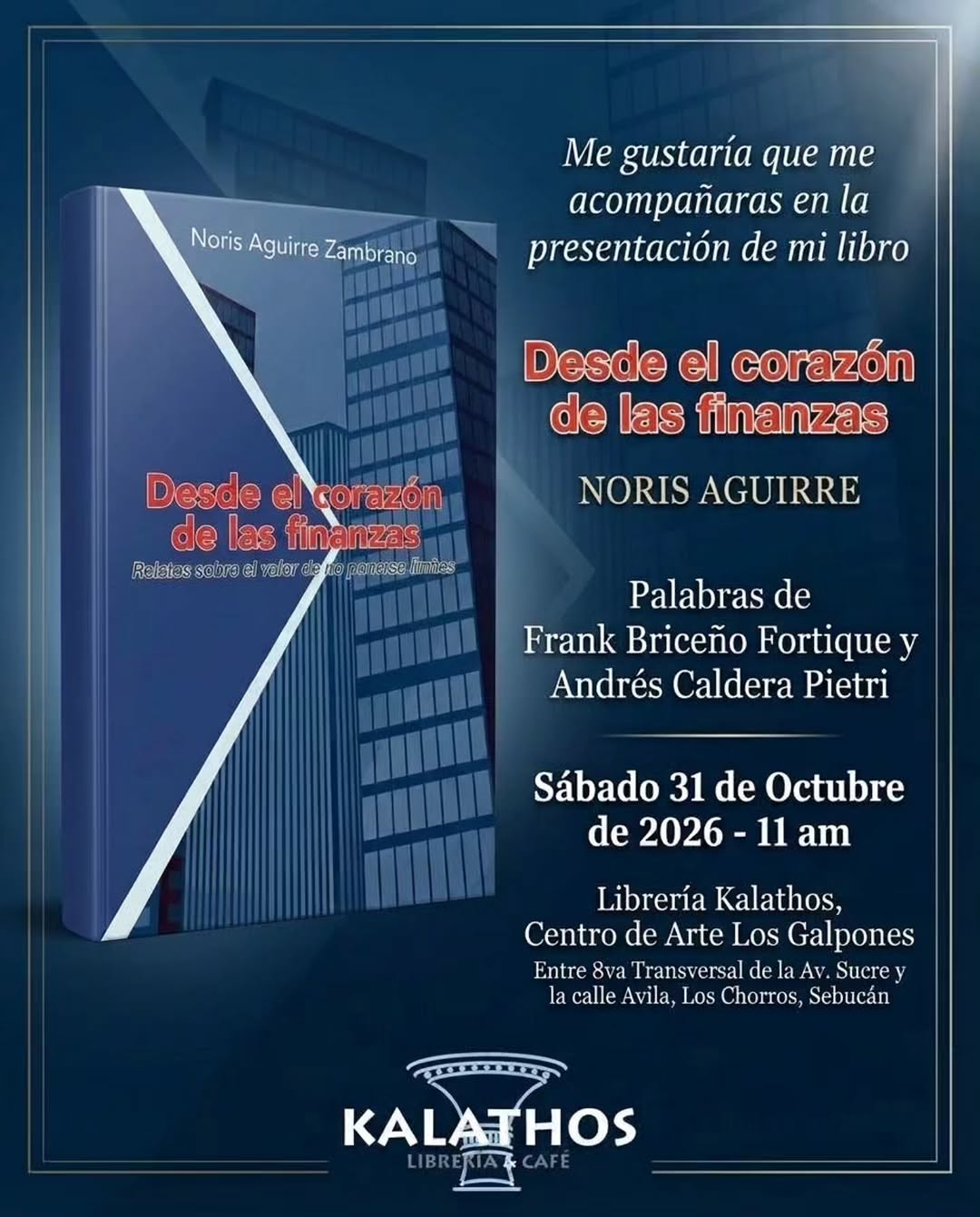 Presentación de Desde el corazón de las finanzas