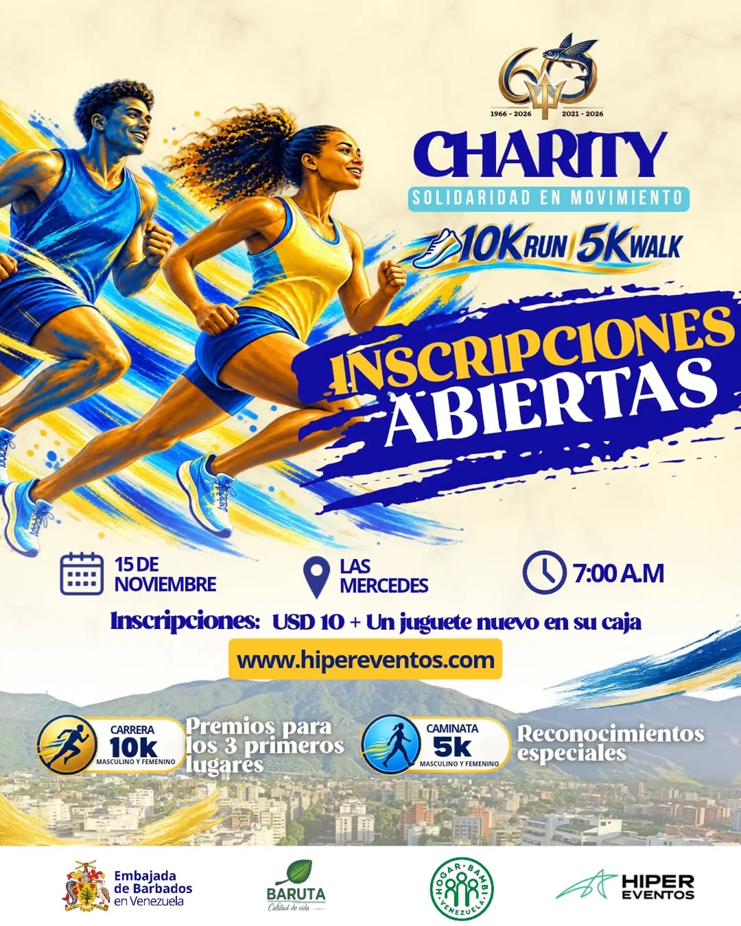 CHARITY RUN/WALK 2026: SOLIDARIDAD EN MOVIMIENTO