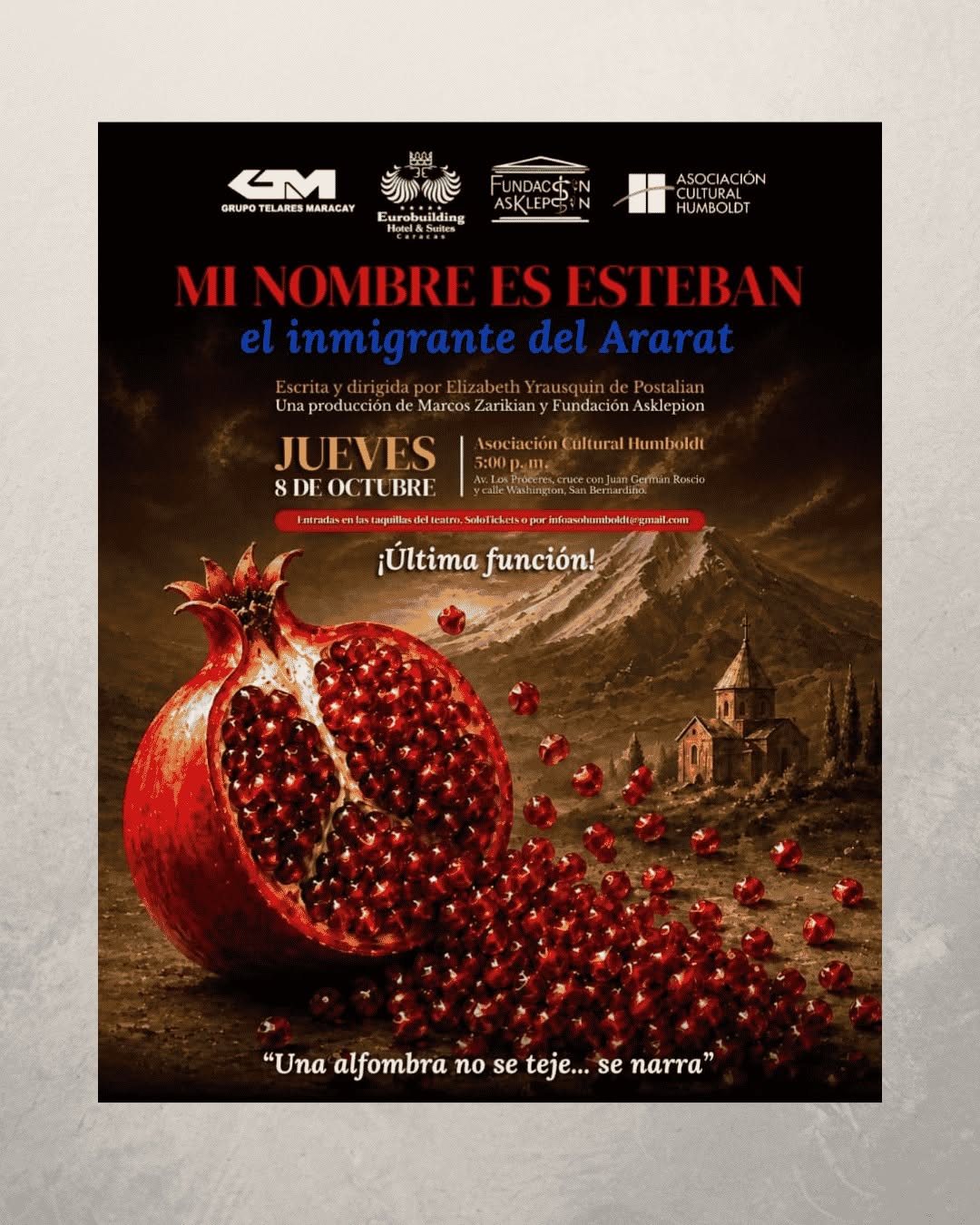 Mi nombre es Esteban, el inmigrante del Ararat